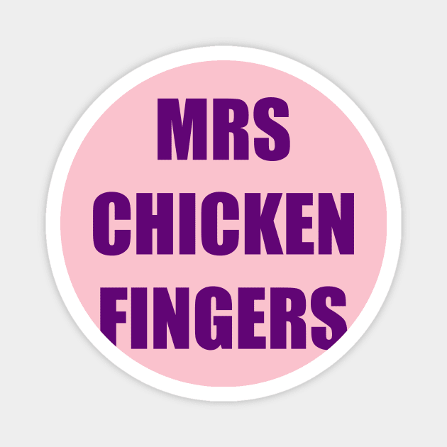 Mrs Chicken Fingers iCarly Penny Tee Magnet by penny tee